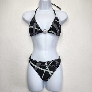 Michael Kors Swimsuit 2-piece Bikini Bathing Suit Swimwear Womens Medium NWT